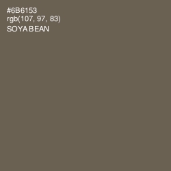 #6B6153 - Soya Bean Color Image